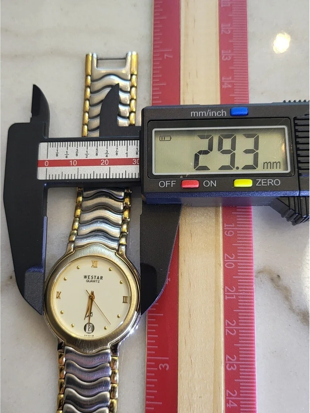 WESTAIR Womens Watch 33mm Working Great 2-tone, Up to 6 3/4